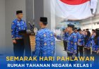 Rutan Kelas I Semarang Gelar Upacara Khidmat Peringatan Hari Pahlawan 10 November